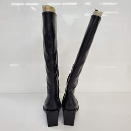 DKNY Black Knee High Heeled Boots No Size alternative image