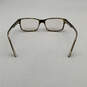 Mens Brown RB5245 Clear Lens Tortoise Frame Full Rim Rectangle Eyeglasses image number 3