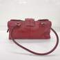 Wilsons Leather Red Baguette Buckle Shoulder Bag image number 2