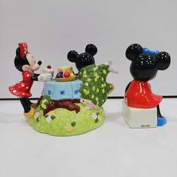 Vintage Disney Ceramic Mickey & Minnie Teapot & Statue alternative image