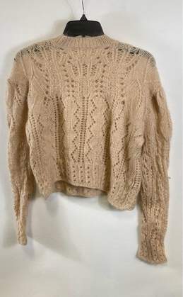 Alexander Mc Queen Women Beige Mohair Knit Sweater M alternative image