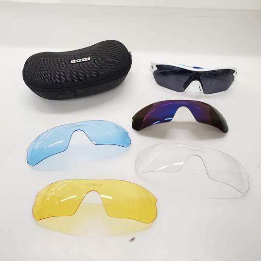 TOREGE Polarized Multi-Sport Polarized Sunglasses Interchangeable Lenses image number 1