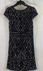 Adrianna Papell Women's Black Sequin Dress- Sz 8 image number 2