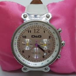 Dolce & Gabbana Designer 41mm Chronograph Unisex Stainless Steel Quartz Watch