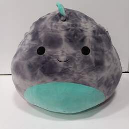 Large Squishmallows Lakely the Marbled Grey Dinosaur 24in Jumbo Plush Toy/Stuffed Animal
