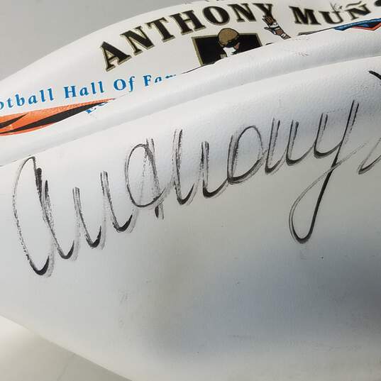Limited Edition Wilson NFL Hall of Fame Football Signed by Anthony Munoz - Cincinnati Bengals image number 2