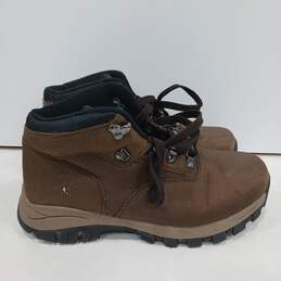 Mens Walker 21341 Brown Lace Up Round Toe Mid Top Work Boots Size 6.5 M alternative image