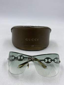 Gucci Green Sunglasses - Size One Size