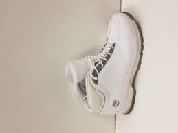 Timberland Men's White Leather Weatherproof Hiking Shoes Sz. 10