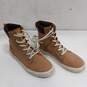 Timberland Rebolt Women's Brown Leather High Top Sneakers Size 7.5 image number 1