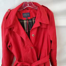 VTG Red Pendleton Trench Coat in Size XXL alternative image