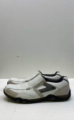 SKECHERS White Slip-On Casual Shoe Men 10