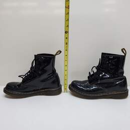 Dr Martens Black Patent Leather Boots alternative image