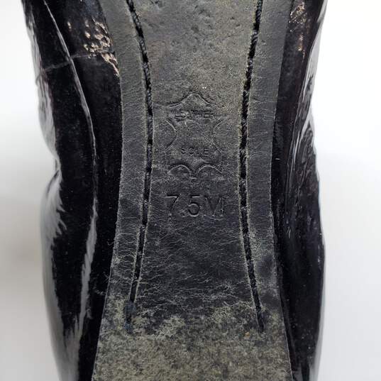 Tory Burch Caroline Black Patent Ballet Flat Shoes Size 7.5 image number 5