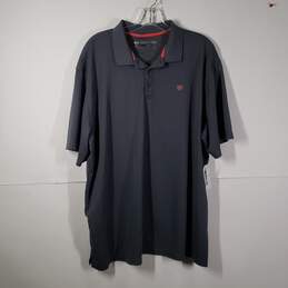 Mens Heat Series Short Sleeve Collared Golf Polo Shirt Size XXL