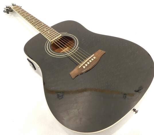 Ibanez Brand V200S-BK-2Y-02 Model Acoustic Guitar w/ Soft Gig Bag image number 7