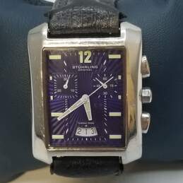 Stuhrling Original Trafalgar 32mm Purple Dial Watch 62.0g