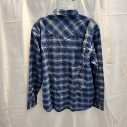 Pendleton Wyatt Blue Button Up Cotton Flannel Shirt NWT Size L alternative image
