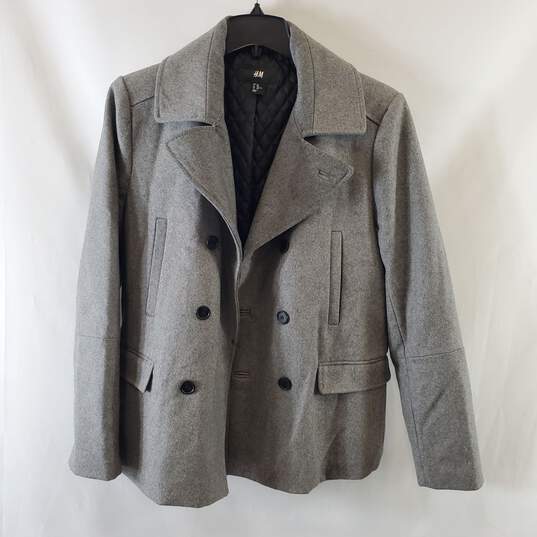 H&M Women Grey Blazer Jacket 40R image number 1