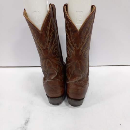 Justin Men's Brown Western Boots Size 11 image number 4