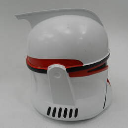 Star Wars The Clone Wars Clone Storm Trooper Red White Cosplay Prop Costume Helmet alternative image