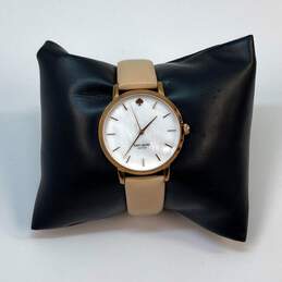 Designer Kate Spade New York KSW1403 White Analog Round Dial Quartz Wristwatch