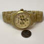 Designer Michael Kors Jet Set Horn 5039 Gold-Tone Round Analog Wristwatch image number 2