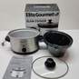 Elite Gourmet Maxi-Matic 2QT Oval Stainless Steel Slow Cooker image number 1