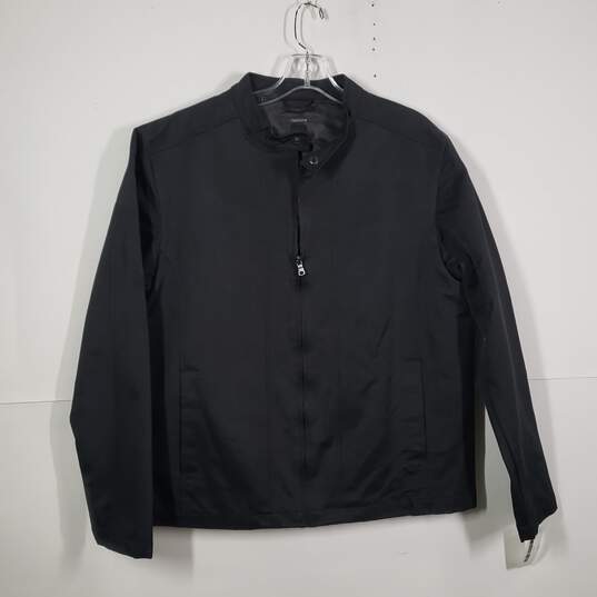 Mens Long Sleeve Mid-Length Pockets Full-Zip Jacket Size Medium image number 1