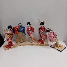 5pc Set of Yamaha Kyugetsu Dolls