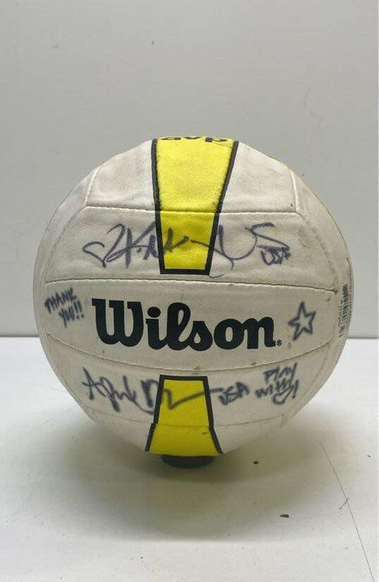 Wilson Volleyball Signed by Kerri Walsh & April Ross image number 1