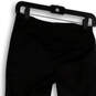 Womens Black Flat Front Elastic Waist Pull-On Activewear Leggings Size S image number 4