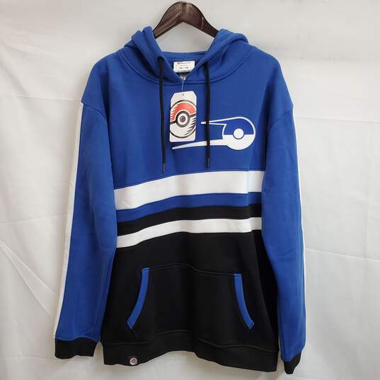 Pokémon Trading Card Game Live Blue Pullover Hoodie - Adult Sz 2XL image number 1