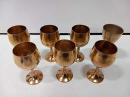 Bundle of 7 Brass Goblets