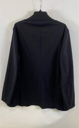 Sene Mens Black Pockets Notch Lapel Single Breasted Blazer Jacket Size Medium alternative image