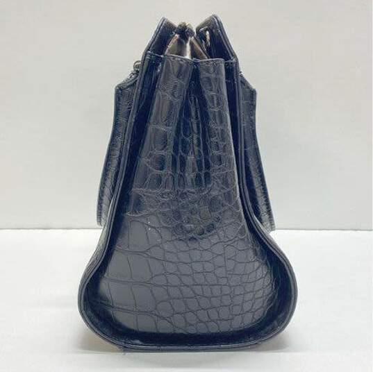 Guess Croc Embossed Top Handle Bag image number 5