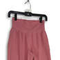 Womens Pink Flat Front Elastic Waist Pull-On Jogger Pants Size XS image number 3