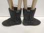 Bearpaw Women's Gray Adele Suede Leather & Sheepskin Boots Size 8 image number 4