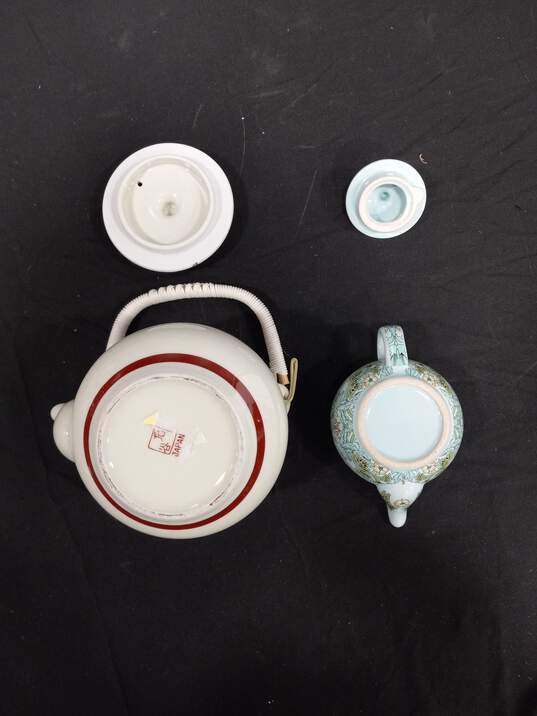Japanese Teapots w/Lids 4pc Lot image number 3