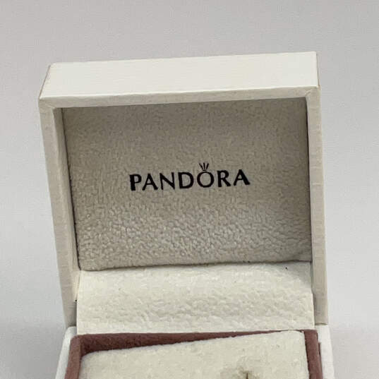 Designer Pandora 925 ALE Sterling Silver Beaded Stackable Ring With Box image number 2