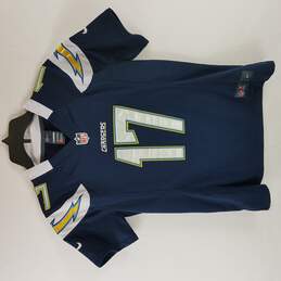 Nike NFL Women Chargers #17 Rivers Fitted Jersey S