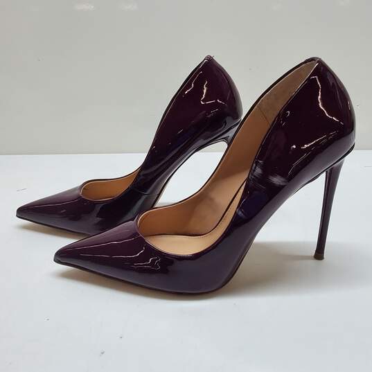 Steve Madden Faux Patent Leather Purple Pumps Size 9 image number 1