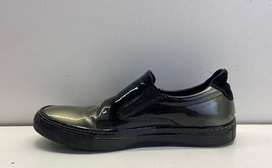 Robert Graham Patent Leather Slip On Sneakers Black 7 image number 2