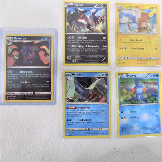Pokémon TCG Lot of 5 Wave Holofoil Cards 2014-2019 with Greninja 117/214 image number 1