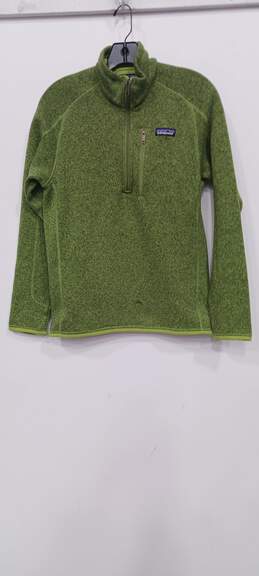 Patagonia Men's Lime Green Sweatshirt Size XS