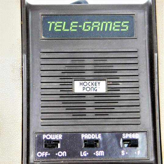 Tele-Games Hockey Pong Console Atari For Parts/Repair image number 2