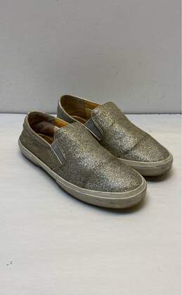 Michael Kors Gold Glitter Slip-On Casual Shoe Women 8