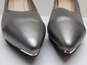 Cole Haan Grand Ambition Stretch Mixed Media Metallic Pump Sz 9.5B image number 3