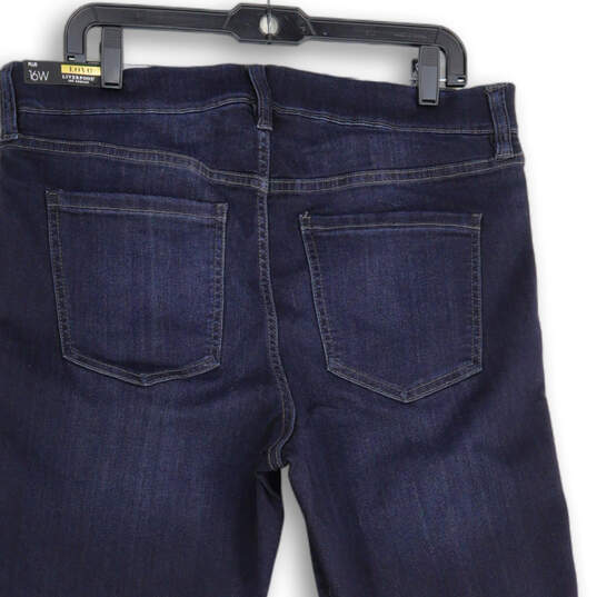 NWT Mens Blue Denim Medium Wash 5-Packet Design Straight Leg Jeans Size 16W image number 3