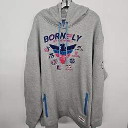 Born Fly Fly The World Gray Hoodie